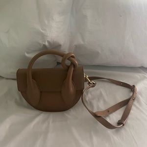 Yuzefi Pretzel Leather Top-handle Bag